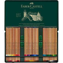 Faber-Castell Tin of 60 Pitt Pastel Artists Colouring Pencils, High Colour Ideal For Colouring, Drawing,