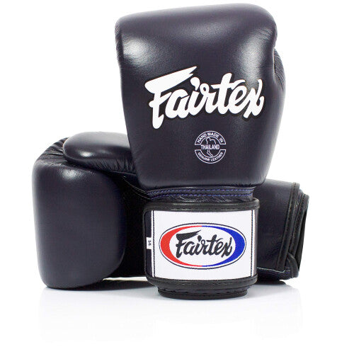 Fairtex Muay Thai Boxing Gloves. BGV1-BR Breathable Gloves. Training, Sparring Gloves for Boxing, Kick Boxing, MMA (Blue, 16oz)