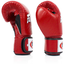 Fairtex Muay Thai Boxing Gloves. BGV1-BR Breathable Gloves. Training, Sparring Gloves for Boxing, Kick Boxing, MMA (Red, 12oz)