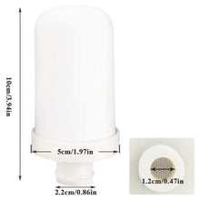 Faucet Water Filter Cartridges, 2 Pack 8-Layer Cleaning Universal Diatom Earth Ceramic Filter