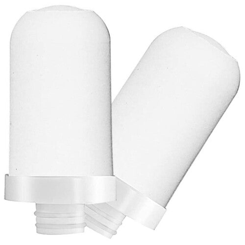 Faucet Water Filter Cartridges, 2 Pack 8-Layer Cleaning Universal Diatom Earth Ceramic Filter