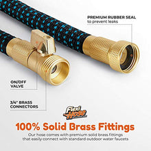 Flexi Hose Upgraded Expandable Garden Hose Pipe Including 8 Function Spray Gun Nozzle - Extra Strength with 2 cm Solid Brass Fittings