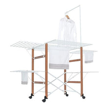 Foppapedretti Supergulliver Clothes Airer, 175 x 120 x 189 cm Solid Wood 189x122x174 cm White/Brown