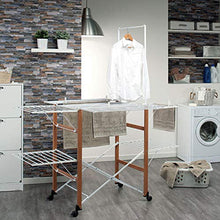 Foppapedretti Supergulliver Clothes Airer, 175 x 120 x 189 cm Solid Wood 189x122x174 cm White/Brown