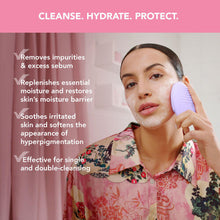 FOREO Clean Balance LUNA 4 Bundle - Facial Cleansing Brush for Sensitive Skin + LUNA Micro-Foam Face Cleanser 2.0, 100 ml - Firming Face Massager