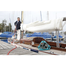 GARDENA Classic roll-fix flat hose 20 with cassette: Space-saving hose cassette with water hose (Ø 12 mm in cassette)