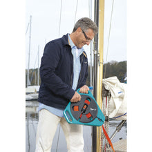 GARDENA Classic roll-fix flat hose 20 with cassette: Space-saving hose cassette with water hose (Ø 12 mm in cassette)