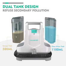 HAUSHOF Spot Carpet Cleaner Machine | 400w Portable Carpet and Upholstery Cleaner | Small Lightweight Handheld Carpet Cleaner