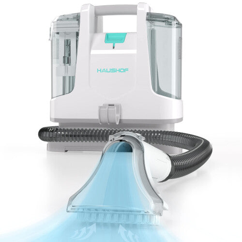 HAUSHOF Spot Carpet Cleaner Machine | 400w Portable Carpet and Upholstery Cleaner | Small Lightweight Handheld Carpet Cleaner