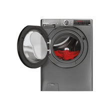 Hoover H3DPS41066TABR80 Freestanding Washer Dryer with LED Display, 10 or 6kg Load, 1400RPM, Drive Motor, Graphite, D or A Rated