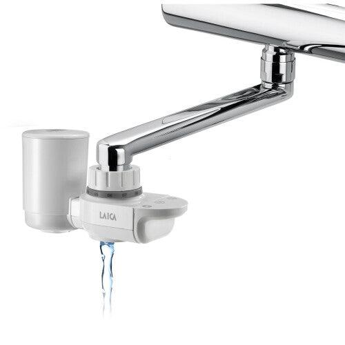 LAICA GENOVA Tap Filter, HYDROSMART+ METAL STOP Filtering System, 1200L Capacity