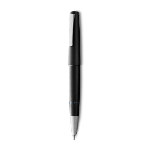Lamy 2000 black - elegant Fountain Pen in robust fibreglass barrel - 14 ct. gold nib, partially platinum-plated - nib size M