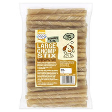 '- Large Rawhide Chomp Sticks - Dog Chews - Made From 100 Percent Natural Hide - Pack of 100 - Dog Treats Natural
