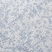 Laura Ashley Home - King Size Quilt Set, Cotton Reversible Bedding, Lightweight Home Decor for All Seasons (Spa Blue, King)