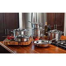 Le Creuset 3-Ply Stainless Steel Non-Stick Chef Pan with Lid, 24 x 8.5 cm , Silver, 96201424001000