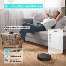 Lefant M213 Robot Vacuum Cleaner With Mop, 2200 Pa Strong Suction, Quiet Robotic Vacuum 7.8cm Thin 28cm DIA, Ideal for Pet Hair Alexa Voice Control