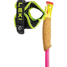 LEKI Ultratrail FX.One Trail Running Poles, Neon Pink/Black/Neon Yellow, 115 cm