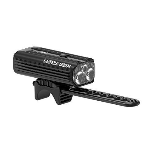 LEZYNE Super Drive 1600 USB Rechargeable LED Bicycle Light Unisex Adult, Black, Size: One Size (Manufacturer's Size: One Size)