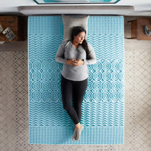 Lucid 5 cm Zoned Gel Memory Foam Mattress Topper, Foam, 150 x 190 cm