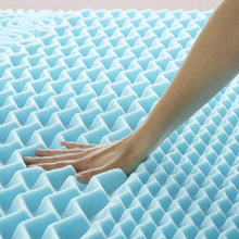 Lucid 5 cm Zoned Gel Memory Foam Mattress Topper, Foam, 150 x 190 cm