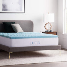 Lucid 5 cm Zoned Gel Memory Foam Mattress Topper, Foam, 150 x 190 cm