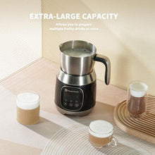 Maestri House Milk Frother, 12-in-1 600 ml Electric Milk Frother with Variable Temperature and Foam Strength, Smart Touch Control,