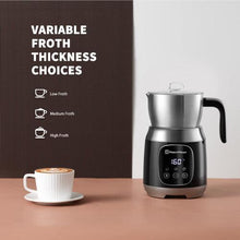 Maestri House Milk Frother, 12-in-1 600 ml Electric Milk Frother with Variable Temperature and Foam Strength, Smart Touch Control,