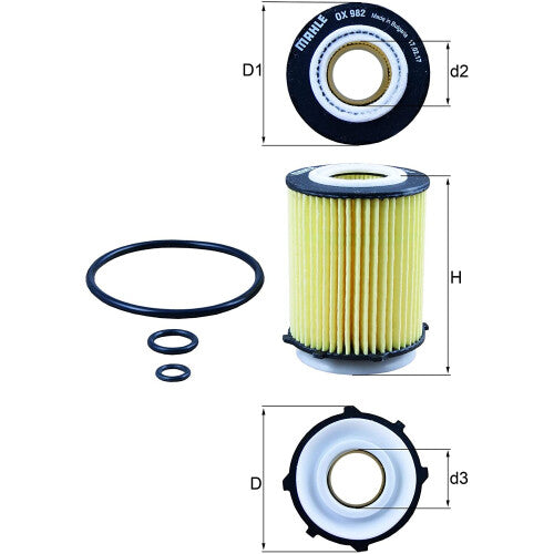 MAHLE OX 982D Oil Filter