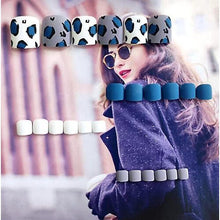 Matte Blue Spot Toenails Press On Nails White Square Leopard Pedicure Foot Fake Toe Nails Acrylic False Toe Nails Tips For Women And Girls
