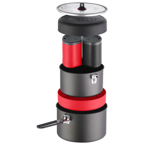 MSR Quick 2 Pots System - Black, 19.7x12.7cm