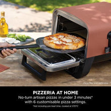Ninja Woodfire Electric Outdoor Oven, 8-in-1 Pizza Oven, High-Heat Roaster & BBQ Smoker with Roast Rack, Pro-Heat Tray, Pizza Stone
