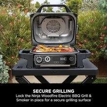 Ninja Woodfire Folding Grill Stand, Compatible with Ninja Woodfire Electric Outdoor BBQ Grill (OG700 Series), Official Accessory