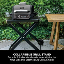 Ninja Woodfire Folding Grill Stand, Compatible with Ninja Woodfire Electric Outdoor BBQ Grill (OG700 Series), Official Accessory