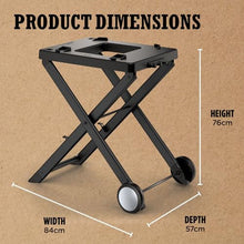 Ninja Woodfire Folding Grill Stand, Compatible with Ninja Woodfire Electric Outdoor BBQ Grill (OG700 Series), Official Accessory