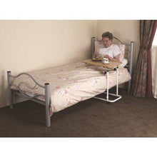 NRS Healthcare L17516 Overbed / Chair Table - Adjustable, Tilting and Wheeled