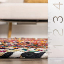nuLOOM Tammara Bohemian Hand Braided Area Rug, 152 cm x 244 cm, Multi