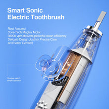 Oclean Flow, Sonic Electric Toothbrush, 5 Modes with Whitening, 180 Days Battery Life, 2 Min Timer & 30s Reminder, IPX7 – Blue