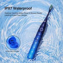 Oclean Flow, Sonic Electric Toothbrush, 5 Modes with Whitening, 180 Days Battery Life, 2 Min Timer & 30s Reminder, IPX7 – Blue