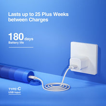 Oclean Flow, Sonic Electric Toothbrush, 5 Modes with Whitening, 180 Days Battery Life, 2 Min Timer & 30s Reminder, IPX7 – Blue