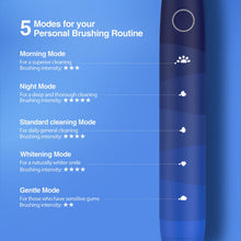 Oclean Flow, Sonic Electric Toothbrush, 5 Modes with Whitening, 180 Days Battery Life, 2 Min Timer & 30s Reminder, IPX7 – Blue