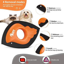 Ownpets Pet Hair Remover Brush Reuseable Professional Dog Hair Remover for Carpet, Furniture Easy to Hold Cat Hair Removal Detaile for Sofa, Bedding,