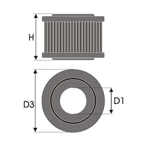 Performance  Air Filter To Fit Audi 100 2.2L (Years 84>86)