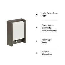 Philips myGarden Arbour LED Outdoor Wall Light with Motion Sensor [Anthracite] 1 x 6 W Integrated LED Light, For Garden and Patio Lighting