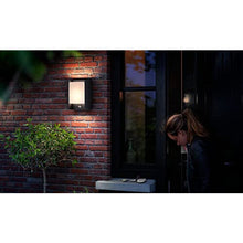 Philips myGarden Arbour LED Outdoor Wall Light with Motion Sensor [Anthracite] 1 x 6 W Integrated LED Light, For Garden and Patio Lighting