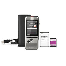 Philips PocketMemo Recorder SpeechExec DPM6000/02 Push Button Professional Dual Microphone Rechargeable Battery Colour Display