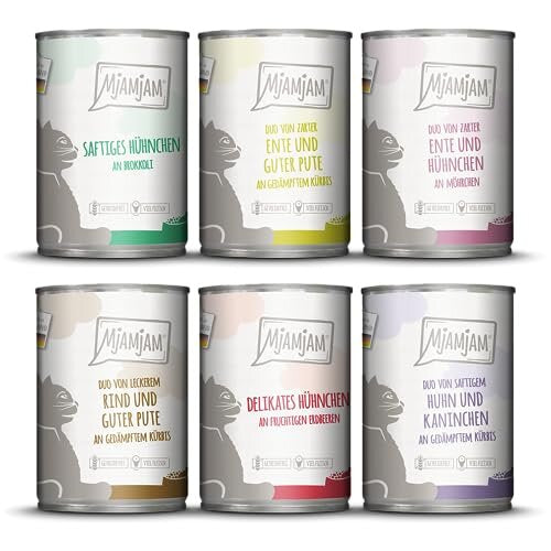 '- Premium wet food for cats - Mixed package 6 for your cat, 6 pack (6 x 400 g), grain-free with extra meat