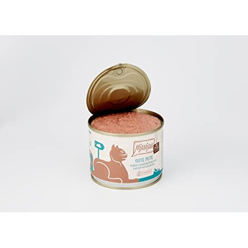 '- premium wet food for cats - pure meat enjoyment - good pure turkey, pack of 6 (6 x 200 g), grain-free with extra meat