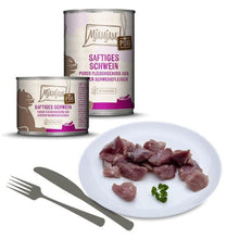 '- Premium wet food for cats - Pure meat enjoyment juicy pure pork, 6 pack (6 x 100 g), grain-free with extra meat.