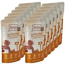 '- premium wet food for cats - Quetschie - juicy pure chicken, pack of 12 (12 x 125 g), grain-free with extra meat
