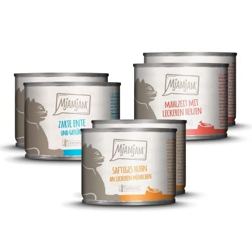 '- premium wet food for cats - trial pack, pack of 6 (6 x 200 g), grain-free with extra meat